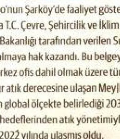 Diken / Mey | Diageo’nun Tüm Tesislerinde ‘Sıfır Atık’