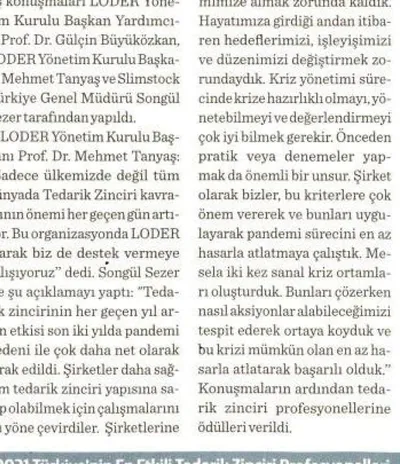 Dünya – Türkiye’nin En Etkili Tedarik Zinciri Profesyonelleri Belli Oldu