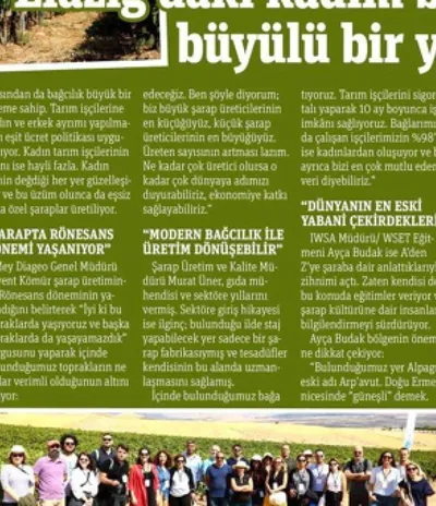 Gazete Pencere / Elazığ'daki kadim bağlarda büyülü bir yolculuk