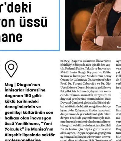 MediaCat / Mey Diageo'nun Alaşehir'deki İnovasyon Üssü Yenilikhane