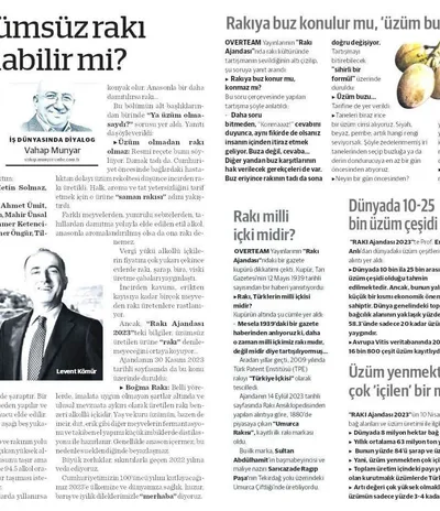 NB Ekonomi / Üzümsüz rakı olabilir mi?