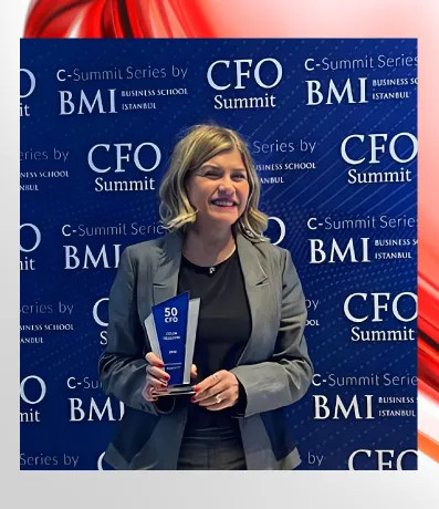 Our Finance and Digital Transformation Director Özlem Yeşildere is on the list of "50 Most Influential CFOs"