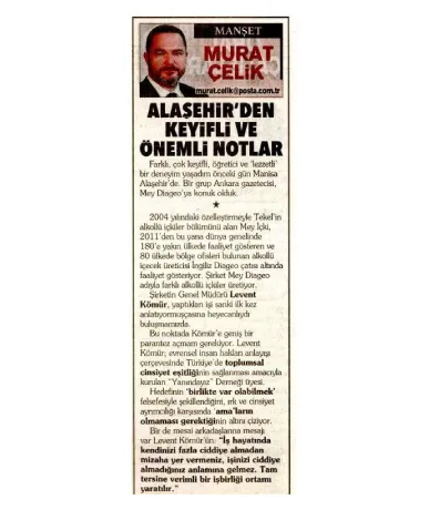 Posta / Alaşehir'den Keyifli ve Önemli Notlar